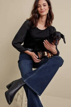 Soft Surroundings Ultimate Denim Flare Jeans| Jeans