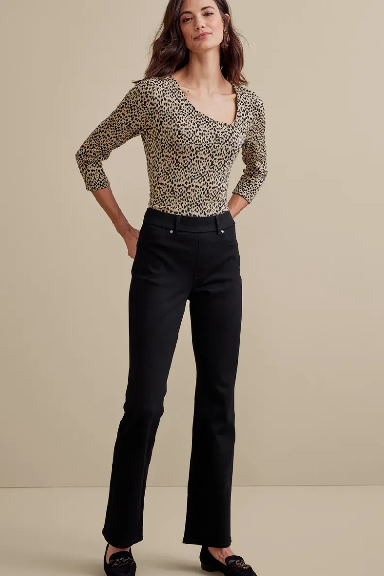 Soft Surroundings Ultimate Denim Pull-On Bootcut Jeans| Jeans