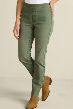 Soft Surroundings Ultimate Denim Pull-On Slim Leg Jeans| Jeans