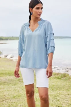 Soft Surroundings Ultimate Denim Slim Leg Shorts| Jeans|Pants