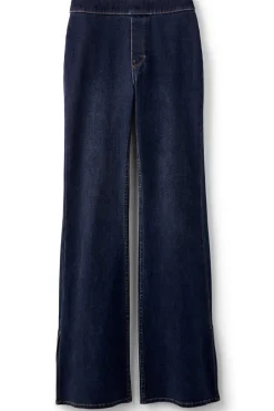 Soft Surroundings Ultimate Denim Slit Hem Flare Jeans| Jeans