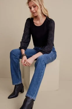 Soft Surroundings Ultimate Denim Straight Leg Jeans| Jeans