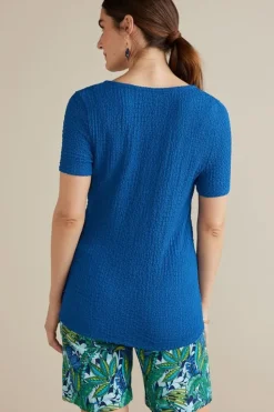 Soft Surroundings Ursula Knit Tee| Tops