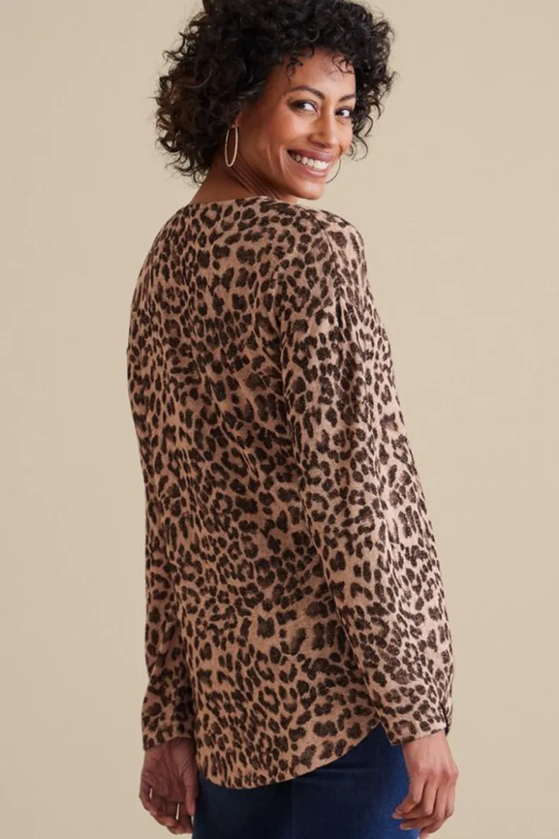 Soft Surroundings Valentina Zip Sweater| Tops|Sweaters & Cardigans