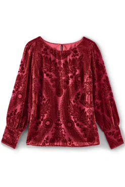 Soft Surroundings Vanetta Velvet Top| Tops