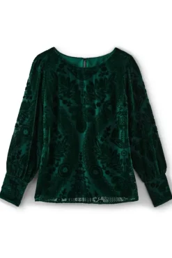 Soft Surroundings Vanetta Velvet Top| Tops