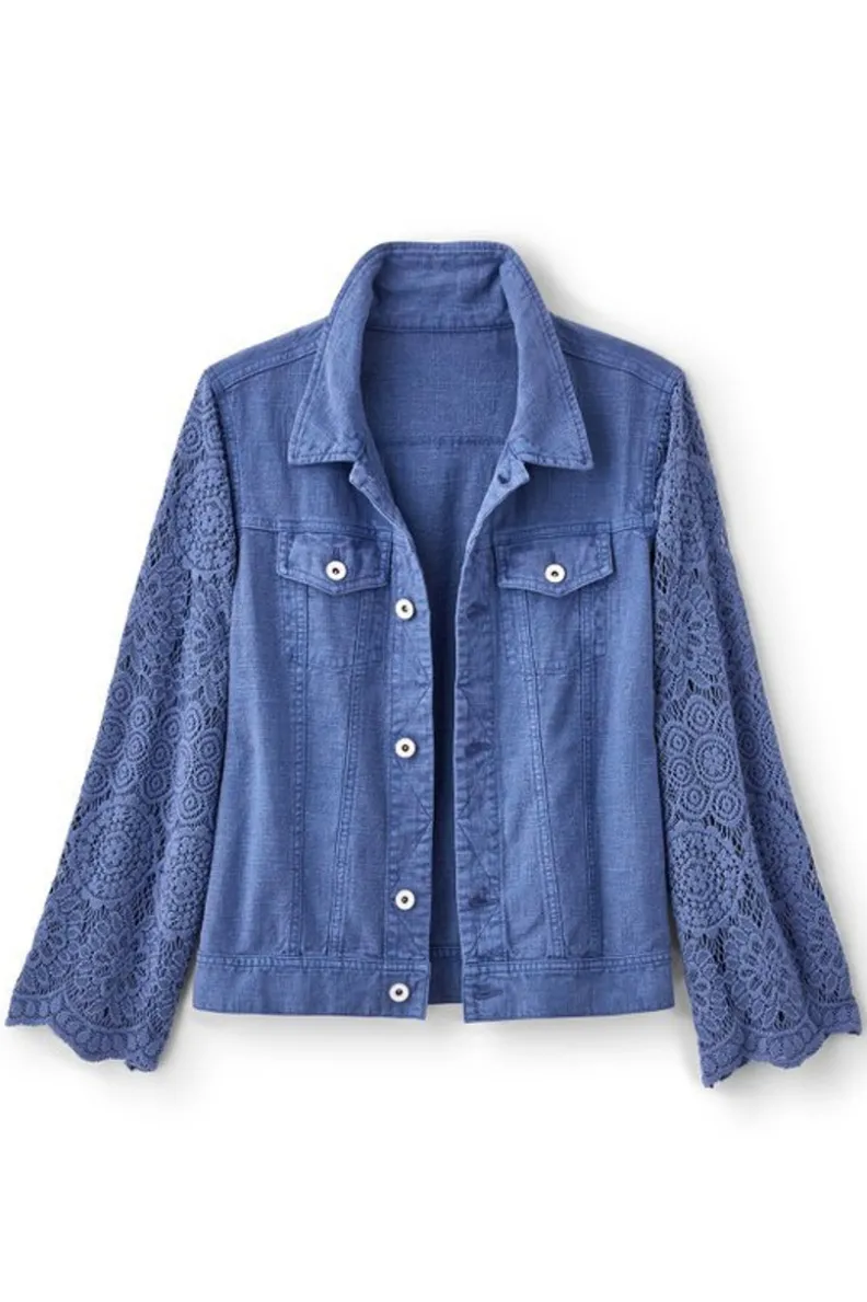 Soft Surroundings Varese Linen Blend Jacket| Jackets & Coats