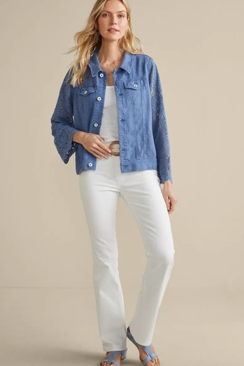 Soft Surroundings Varese Linen Blend Jacket| Jackets & Coats