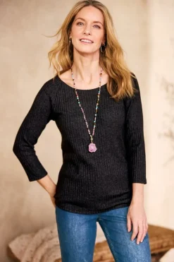Soft Surroundings Veda Rib Top| Tops