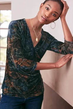 Soft Surroundings Velvet Alyssa Knit Top| Tops