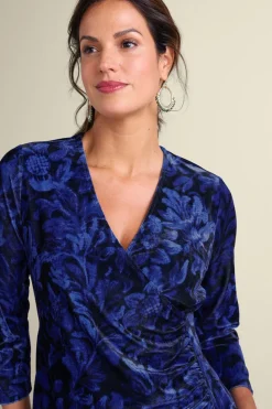 Soft Surroundings Velvet Alyssa Knit Top| Tops