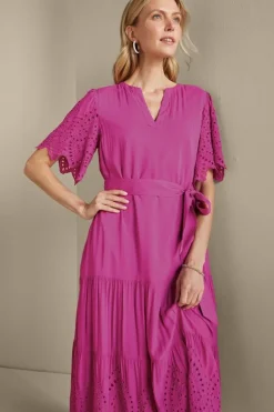 Soft Surroundings Verena Eyelet Midi Dress| Dresses