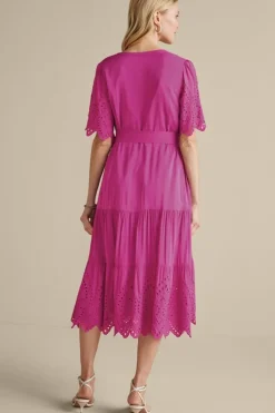 Soft Surroundings Verena Eyelet Midi Dress| Dresses
