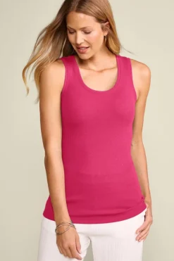 Soft Surroundings Veronica Ribbed Tank| Tops