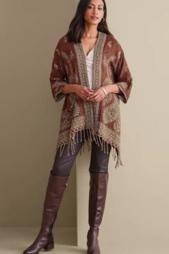 Soft Surroundings Versailles Jacquard Topper| Toppers|Jackets & Coats