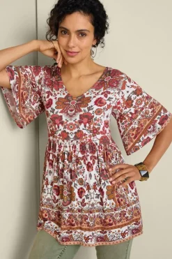 Soft Surroundings Vina Short Sleeve Tunic| Tops|Tunics & Leggings
