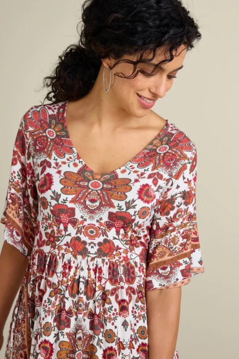 Soft Surroundings Vina Short Sleeve Tunic| Tops|Tunics & Leggings