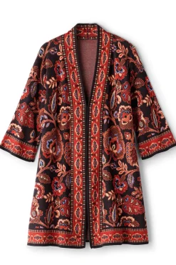 Soft Surroundings Vitrine Jacquard Cardigan| Tops|Sweaters & Cardigans