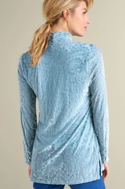 Soft Surroundings Walden Velvet Turtleneck| Tops