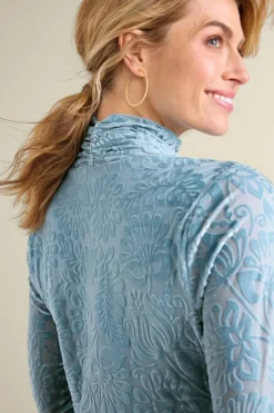 Soft Surroundings Walden Velvet Turtleneck| Tops