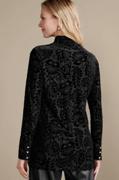 Soft Surroundings Walden Velvet Turtleneck| Tops