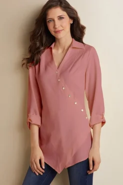 Soft Surroundings Washed Tencel™ Tunic| Tops|Tunics & Leggings