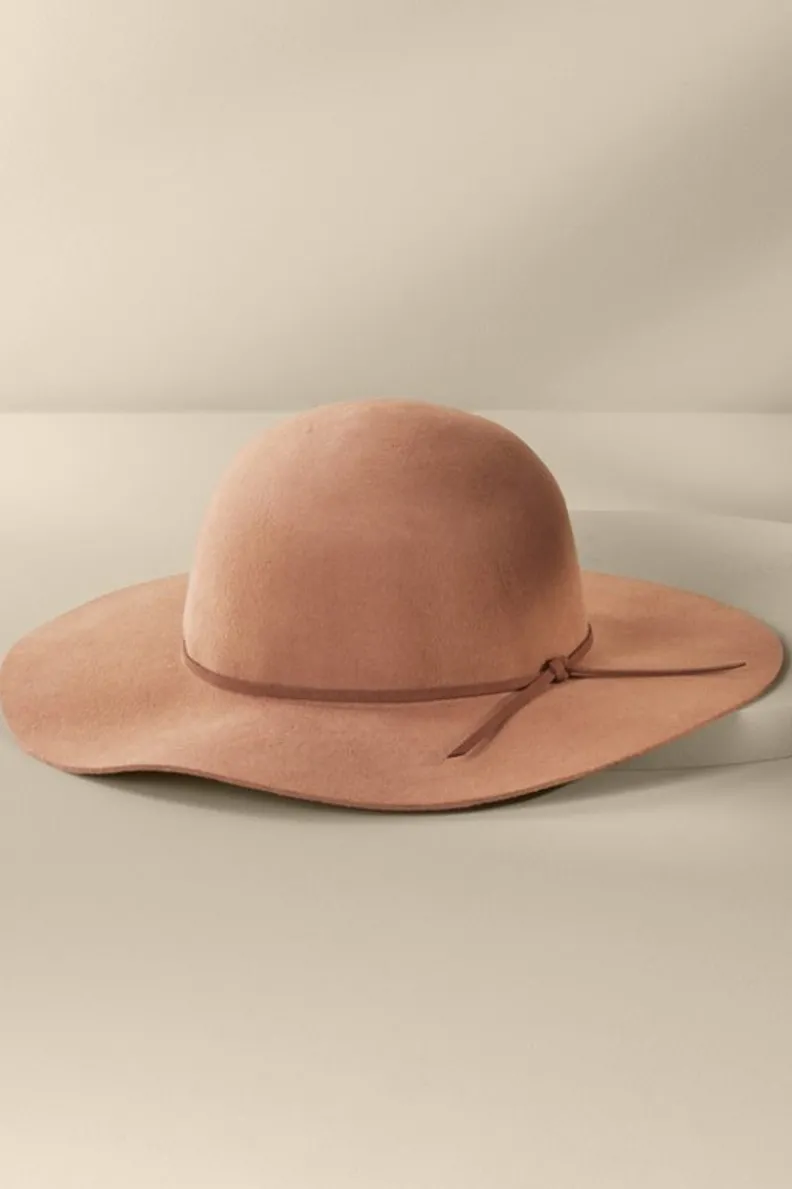 Soft Surroundings Westie Wool Floppy Hat| Hats