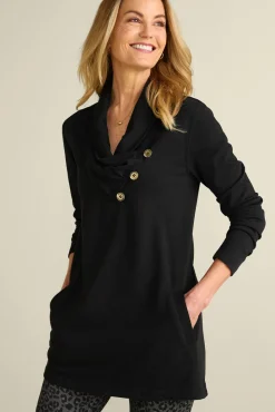 Soft Surroundings Westminster Tunic Sweatshirt| Tops|Tunics & Leggings