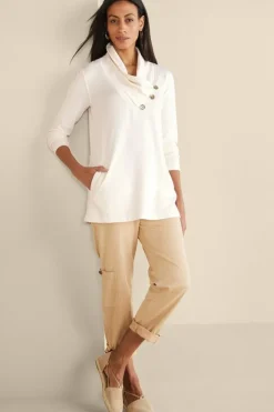 Soft Surroundings Westminster Tunic Sweatshirt| Tops|Tunics & Leggings