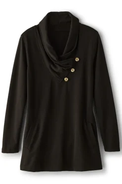Soft Surroundings Westminster Tunic Sweatshirt| Tops|Tunics & Leggings