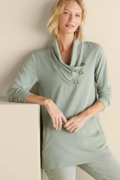 Soft Surroundings Westminster Tunic Sweatshirt| Tops|Tunics & Leggings