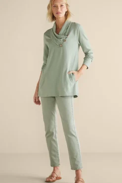 Soft Surroundings Westminster Tunic Sweatshirt| Tops|Tunics & Leggings