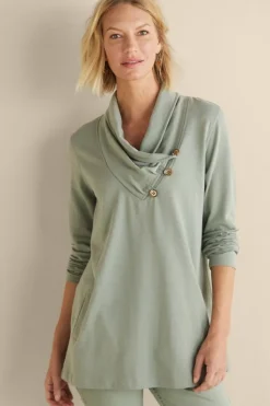 Soft Surroundings Westminster Tunic Sweatshirt| Tops|Tunics & Leggings