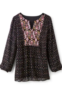 Soft Surroundings Wynn Shimmer Tunic| Tops