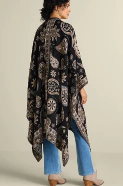 Soft Surroundings Yasmin Embroidered Wrap| Toppers|Jackets & Coats