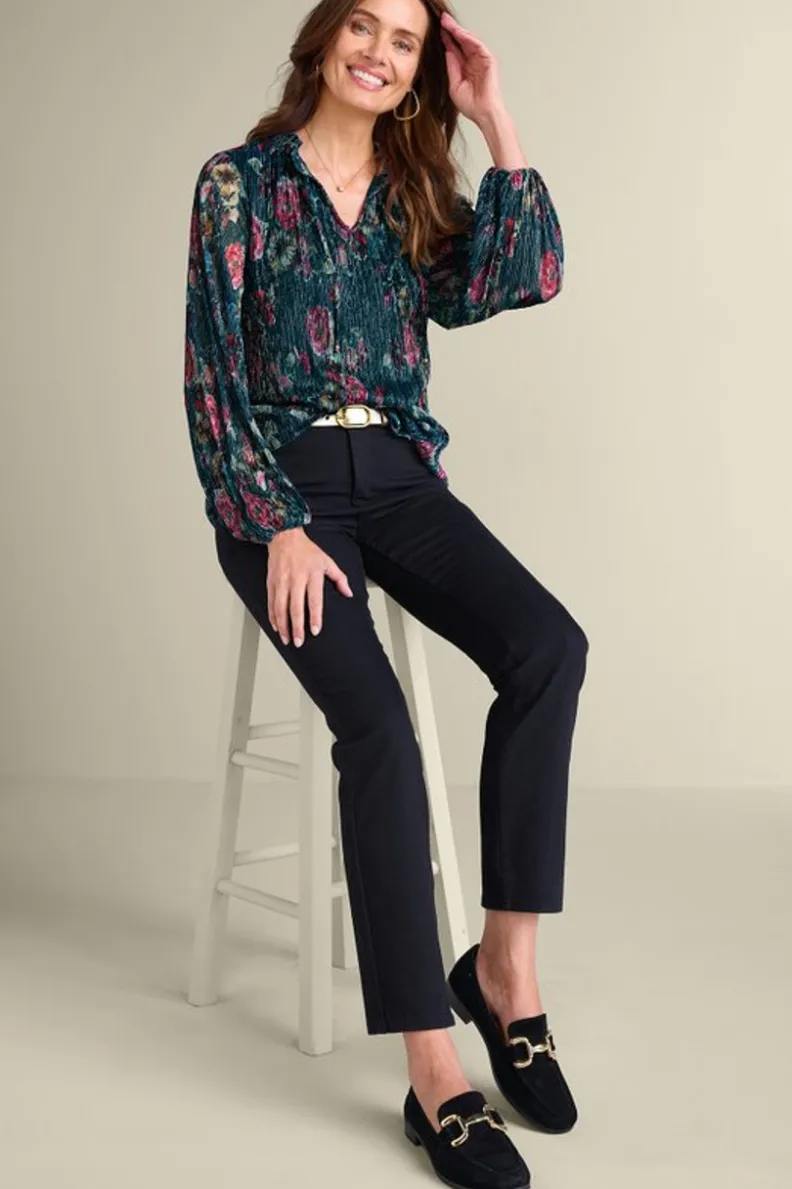 Soft Surroundings Yvonne Shimmer Top| Tops