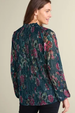 Soft Surroundings Yvonne Shimmer Top| Tops