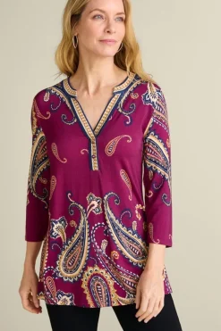 Soft Surroundings Zennia Printed Tunic| Tops