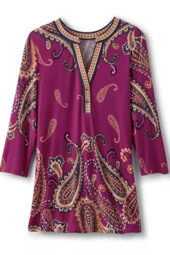 Soft Surroundings Zennia Printed Tunic| Tops