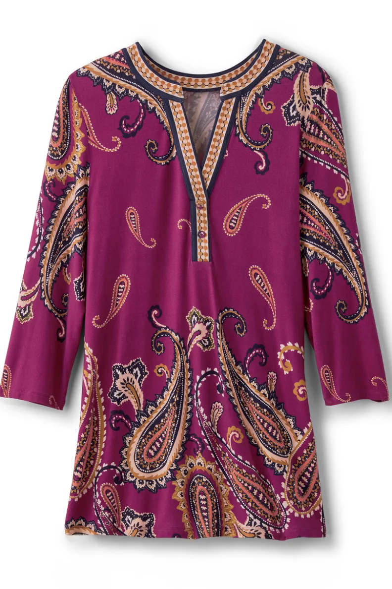 Soft Surroundings Zennia Printed Tunic| Tops