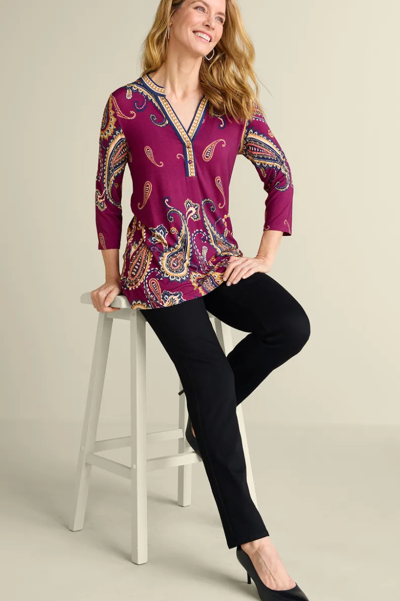 Soft Surroundings Zennia Printed Tunic| Tops