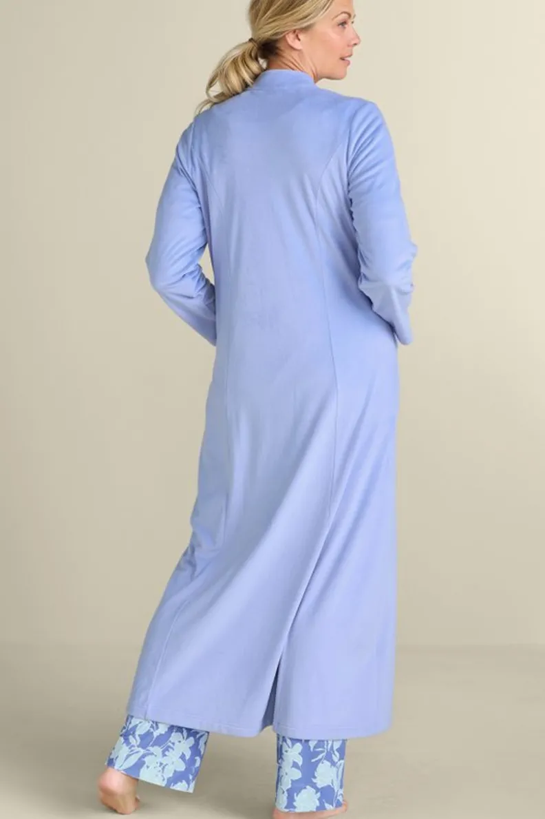 Soft Surroundings Zinfandel Zip Up Robe| Sleepwear & Lounge