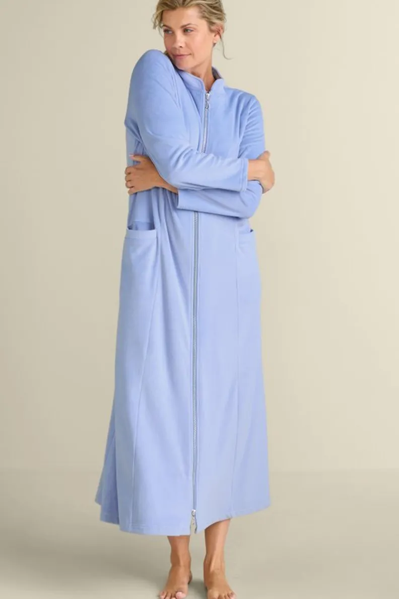 Soft Surroundings Zinfandel Zip Up Robe| Sleepwear & Lounge